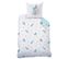 Parure De Lit Imprimée 100% Coton, Disney Home Frozen Sisters 140x200+63x63cm