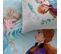 Parure De Lit Imprimée 100% Coton, Disney Home Frozen Sisters 140x200+63x63cm