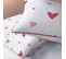 Parure De Lit Imprimée 100% Coton, Heart 140x200+63x63cm