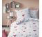 Parure De Lit Imprimée 100% Coton, Heart 140x200+63x63cm