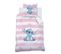 Parure De Lit Imprimée 100% Coton, Disney Home Stitch Stripe 140x200+63x63cm