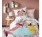 Parure De Lit Imprimée 100% Coton, Disney Home Princesse Bal 140x200+63x63cm