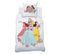 Parure De Lit Imprimée 100% Coton, Disney Home Princesse Bal 140x200+63x63cm