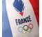 Coussin Imprimé 100% Polyester, Paris 2024 Equipe De France Olympique Drapeau 40x40cm