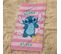 Drap De Plage Imprimé 100% Coton, Disney Home Stitch Ohana 70x120cm