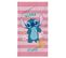 Drap De Plage Imprimé 100% Coton, Disney Home Stitch Ohana 70x120cm