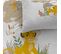 Parure De Lit Imprimée 100% Coton, Disney Home Le Roi Lion Brousse 140x200+63x63cm