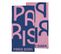 Serviette Jacquard 100% Coton, Paris 2024 Jeux Olympiques Pink City 70x140cm