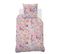 Parure De Lit Imprimée 100% Coton, Wee Blue Bell Jardin Secret 140x200+63x63cm