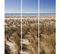 Triptyque Sur Toile Plage Sables 90x97 Cm