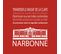 Tableau Sur Toile Narbonne Rouge 30x30 Cm