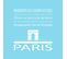 Tableau Sur Toile Paris Arc De Triomphe Bleu Clair 30x30 Cm