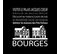 Tableau Sur Toile Bourges Noir 30x30 Cm