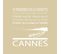 Tableau Sur Toile Cannes Beige 30x30 Cm