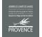 Tableau Sur Toile Provence Gris 30x30 Cm