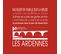 Tableau Sur Toile Les Ardennes Rouge 30x30 Cm