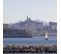 Tableau Sur Toile Marseille De Frioul 30x30 Cm