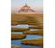 Tableau Sur Toile Zizag Mont-saint-michel 65x97 Cm