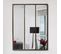 Léon - Miroir Verrière Style Industriel 90x120 - Couleur - Métal Oxydé