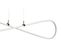 Suspension LED L.97 cm INFINI blanc