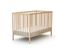 Lit Bébé En Bois Essentiel Hêtre Verni 60 X 120 Cm