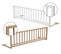 Barrière De Lit Enfant En Bois Essentiel Blanc 117 Cm