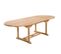 Harris - Table De Jardin 8/10 Personnes - Ovale Extensible 180/240*100 Cm En Bois Teck Brut