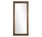 Alida - Miroir Rectangulaire Marron 108x80cm Bois Teck