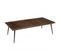 Kiara - Table Basse Rect. 135x70cm Bois Recyclé Pieds Métal