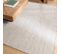 Quentin - Tapis Rect 200x290cm En Laine Tissée Couleur Blanc/gris Chiné