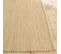 Quentin - Tapis Rectangulaire 160x230cm En Jute Et Coton Beige