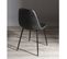 Augustin - Lot De 2 Chaises John Noires