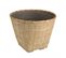 Hans - Pot De Fleur Rond 60x60cm En Bambou Naturel