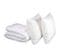 Pack Couette + Oreiller(s) Enveloppe Coton Bio - Bien-être 240 X 260 Cm Blanc