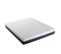 Matelas Mousse L'incontournable Mi-ferme 140x190 cm Blanc, Bleu Foncé