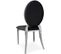 Lot De 4 Chaises Médaillon "tatianna" 90cm Noir