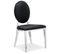 Lot De 4 Chaises Médaillon "tatianna" 90cm Noir