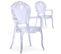 Lot De 2 Chaises Royales "heighness" 108cm Transparent