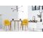 Lot De 4 Chaises Design "morro" 75cm Jaune