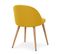 Lot De 4 Chaises Design "morro" 75cm Jaune