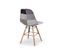 Lot De 2 Chaises Design "floraz" 82cm Gris