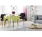 Lot De 2 Chaises Design "aley" 72cm Noir et Naturel