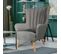 Fauteuil Scandinave "jay" 94cm Gris