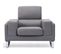 Fauteuil En Tissu "ezekiel" 104cm Gris Clair