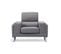 Fauteuil En Tissu "ezekiel" 104cm Gris Clair