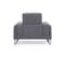 Fauteuil En Tissu "ezekiel" 104cm Gris Clair