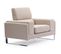 Fauteuil En Tissu "ezekiel" 104cm Beige