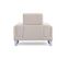 Fauteuil En Tissu "ezekiel" 104cm Beige