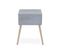 Table De Chevet Scandinave 1 Tiroir "kim" 60cm Gris