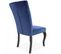 Lot De 2 Chaises Design Velours "lucky" 106cm Bleu